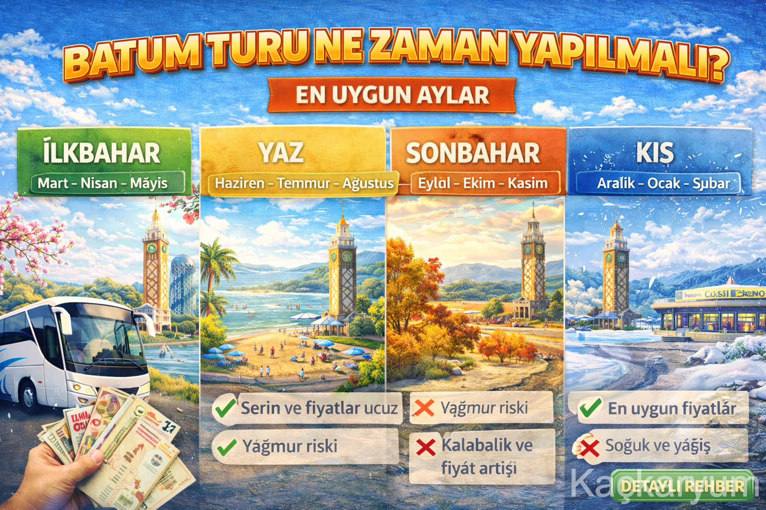 Batum Turu Ne Zaman Yapılmalı? En Uygun Aylar ve Hava Durumu