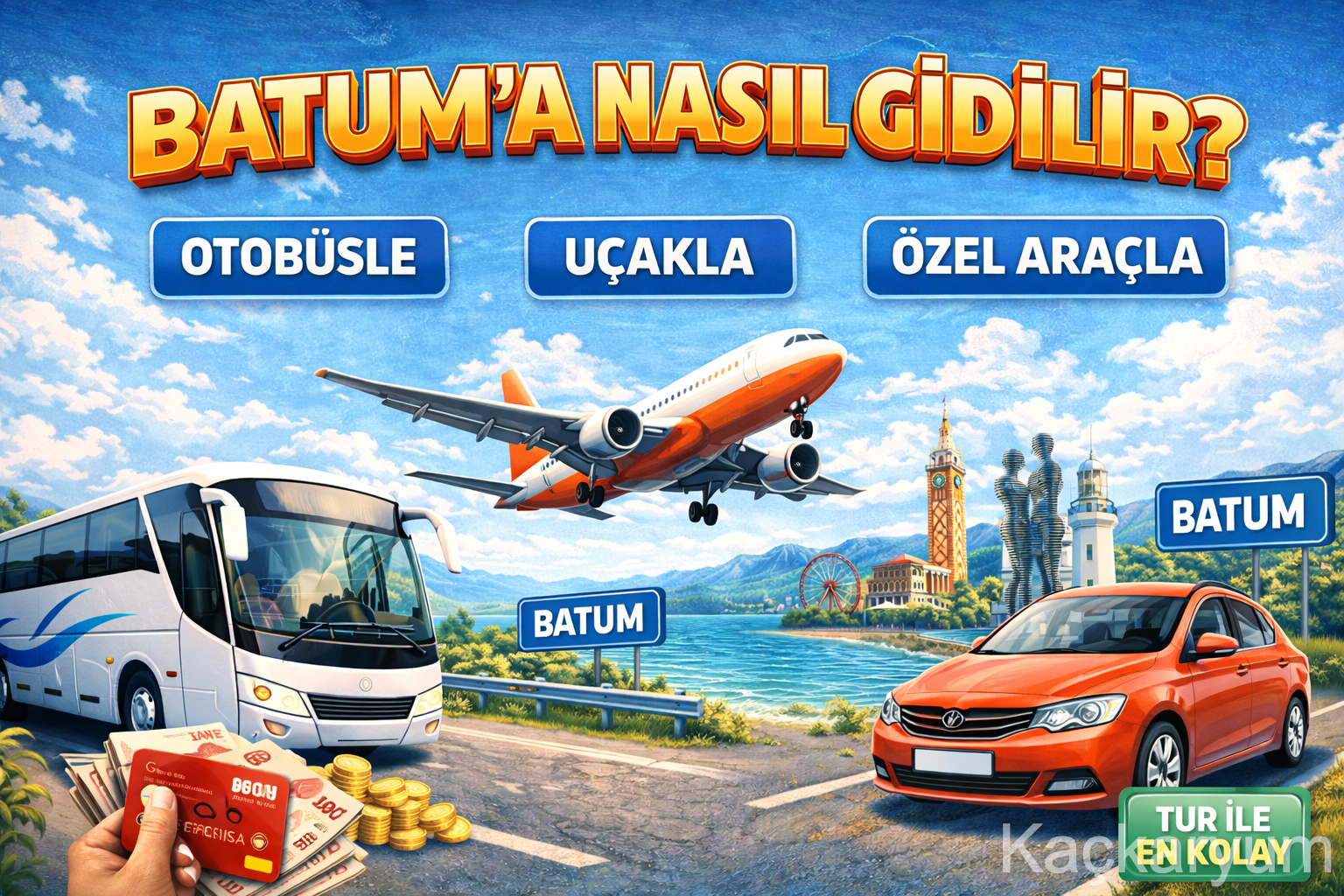 Batum’a Nasıl Gidilir? Otobüs, Uçak ve Özel Araç Seçenekleri