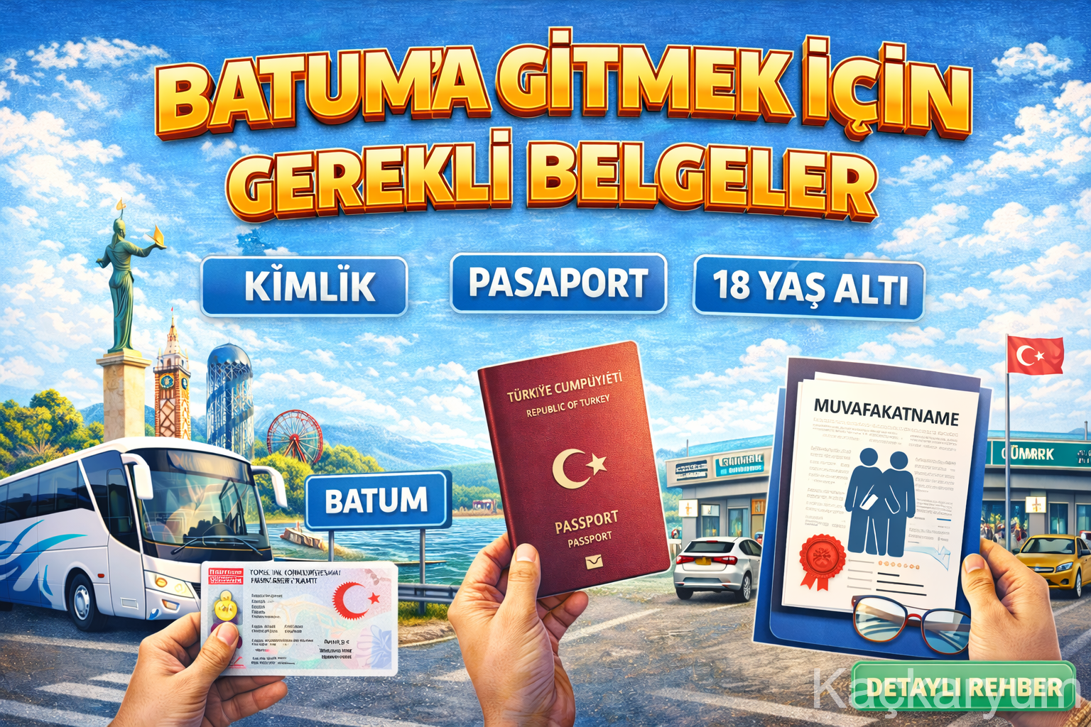 Batum’a Gitmek İçin Gerekli Belgeler Nelerdir? (2026 Güncel)