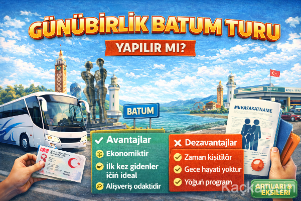 Batum Günübirlik Tur Yapılır mı? Avantajları ve Dezavantajları
